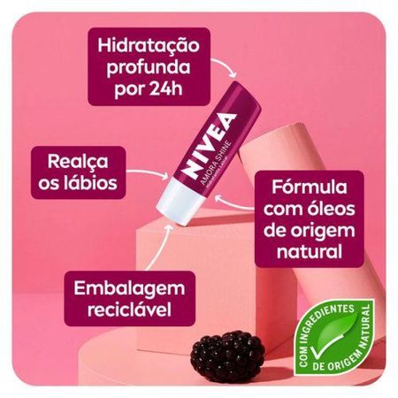 Protetor-Labial-Nivea---Com-Cor---Amora-Shine---4,8g--3