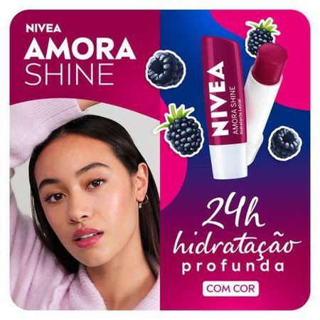 Protetor-Labial-Nivea---Com-Cor---Amora-Shine---4,8g--4