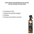 Spray Resgate Instantâneo Salon Line Meu Liso Restauração Intensa 240ml