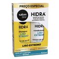 Kit Salon Line Hidra: Shampoo + Condicionador Liso Extremo