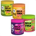 Kit Salon Line Kids 4 Gelatina: Melão, Maracujá, Uva e Melancia