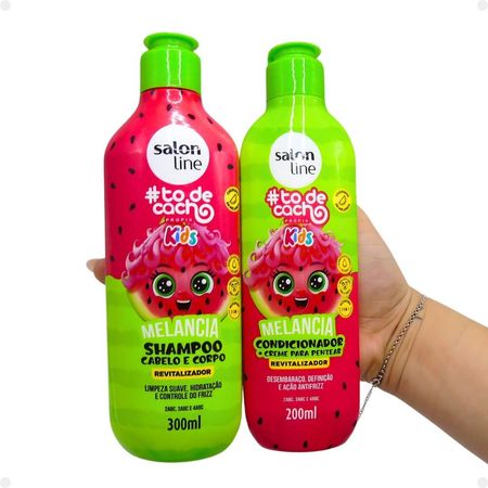 Kit-Salon-Line-Kids-#todecacho:-Shampoo-e-Condicionador-Melancia--6
