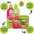 Kit Salon Line Kids: Shampoo + Condicionador + Gelatina Ativadora Melancia