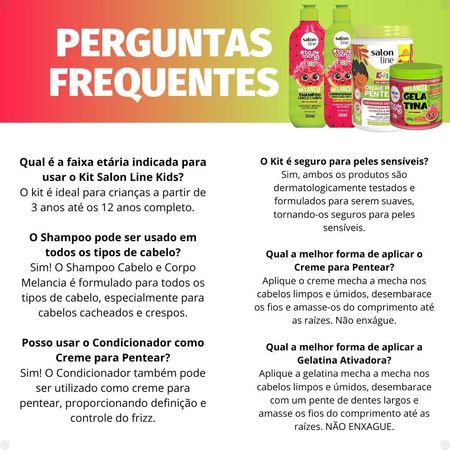 Kit-Salon-Line-Kids:-Shampoo-+-Condicionador-+-Creme-para-Pentear-+-Gelatina-Melancia--6