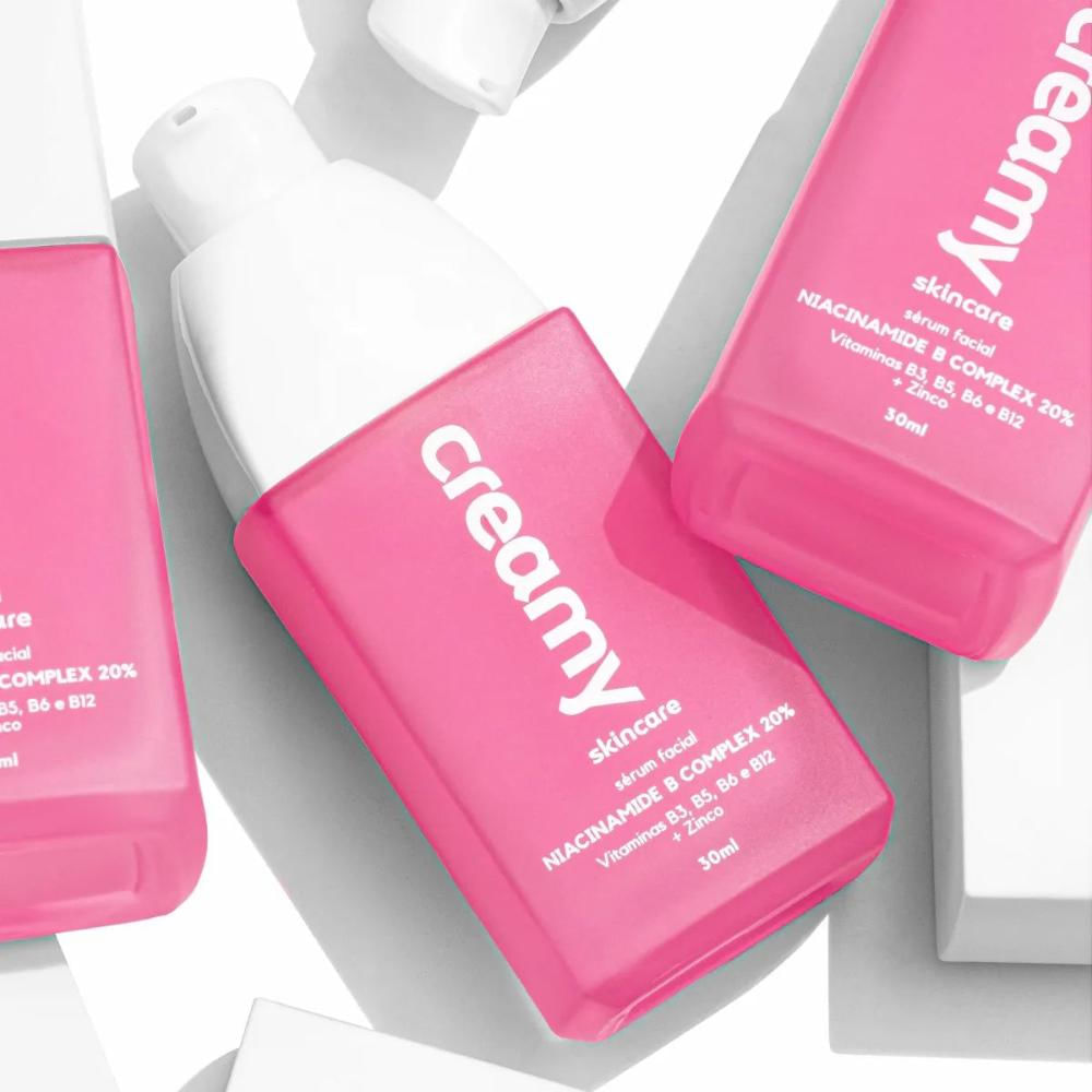 Sérum Facial Creamy Skincare Niacinamide B Complex 20% 30ml