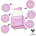 Emulsão de Limpeza Creamy Skincare Limpador Suave Hidratante 180ml