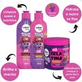 Kit Salon Line Kids: Shampoo e Condicionador + Gelatina Modeladora Uva