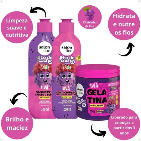 Kit-Salon-Line-Kids:-Shampoo-e-Condicionador-+-Gelatina-Modeladora-Uva--2