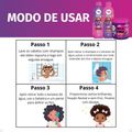 Kit Salon Line Kids: Shampoo e Condicionador + Gelatina Modeladora Uva