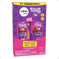 Kit Salon Line Kids: Shampoo e Condicionador + Gelatina Modeladora Uva