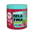Kit Salon Line Kids: 1 Creme para Pentear e 1 Gelatina Desembaraçante Morango