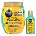 Kit Salon Line Multy Maravilhas: 1 Creme 3 em 1 + 1 Óleo Banana