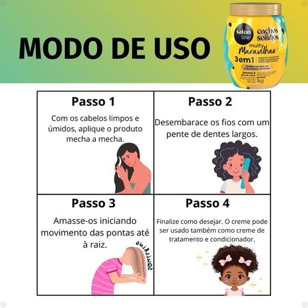 Kit-Salon-Line-Multy-Maravilhas:-1-Creme-3-em-1-+-1-Óleo-Banana--5