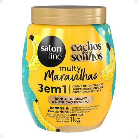 Kit-Salon-Line-Multy-Maravilhas:-1-Creme-3-em-1-+-1-Óleo-Banana--3