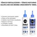 Tônico Fortalecedor + Tônico Noturno Salon Line Sos Bomba Crescimento 100ml