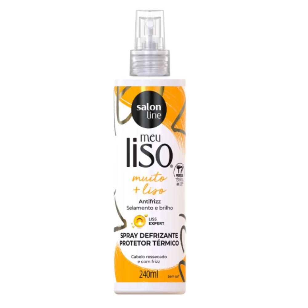 Spray Defrizante Salon Line Meu Liso Muito + Liso Protetor Térmico