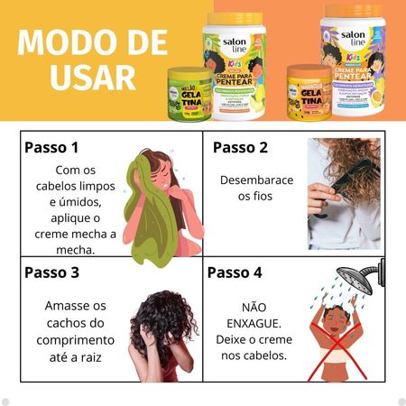 Kit-Salon-Line-Kids:-2-Cremes-e-2-Gelatinas-Melão-e-Maracujá--2