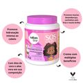 Creme Multifuncional 5 em 1 Salon Line Kids Sos Cachos Hidratação 1kg