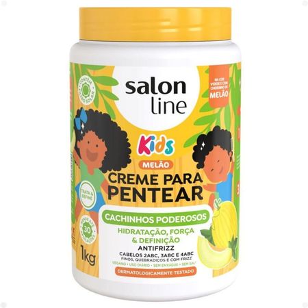 Kit-Salon-Line-Kids:-1-Creme-para-Pentear-e-1-Gelatina-Antifrizz-Melão--3