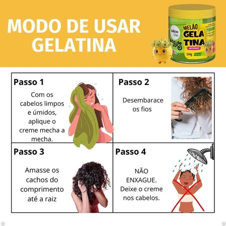 Kit-Salon-Line-Kids:-1-Creme-para-Pentear-e-1-Gelatina-Antifrizz-Melão--6