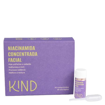 Niacinamida-Concentrada-Facial-Kind-Beauty-30-Comprimidos--1