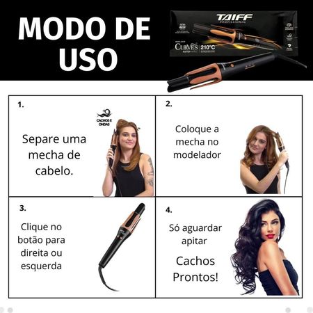 Modelador-Automático-Taiff-Curves-Automatic-210°c-Bivolt--8