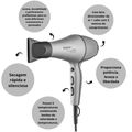 Taiff Secador Style Pro 2000w Prata 127v
