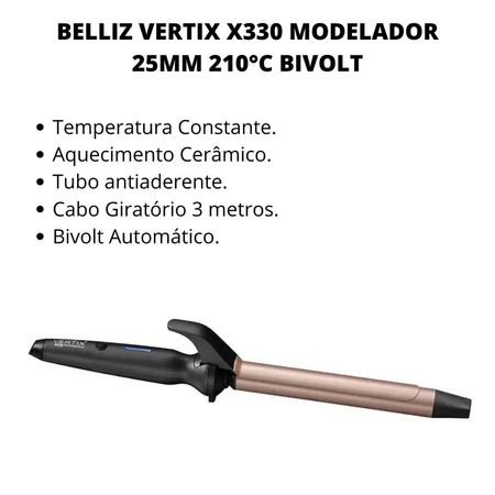 Belliz-Vertix-X330-Modelador-25mm-210°c-Bivolt--3