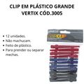 Clip em Plástico Grande Vertix