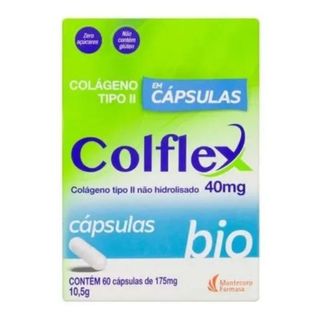 Colflex Bio Colágeno Tipo II Não Hidrolisado 40mg 30cps