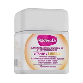 Suplemento Alimentar Addera D3 1.000UI - 30Cpr