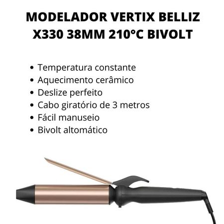 Modelador-Vertix-Belliz-X330-38mm-210°c-Bivolt--3