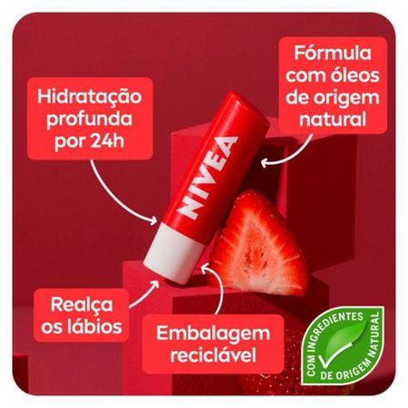 Protetor-Labial-Nivea---Com-Cor---Morango-Shine---4,8g--2