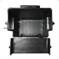 Maleta Carrinho 2 em 1 Klass Vough 2 Andares 4 Rodinhas com Strass DB-913T-BL