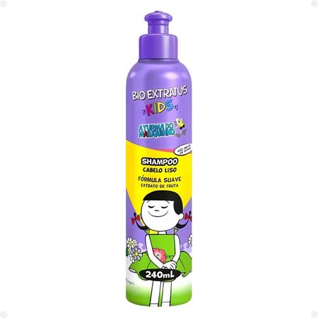Kit-Bio-Extratus-Kids-A-Turma-do-Maluquinho-Lisos:-Shampoo-+-Condicionador-+-Máscara-+-Spray--3