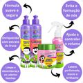 Kit Bio Extratus Kids A Turma do Maluquinho Lisos: Shampoo + Condicionador + Máscara + Spray
