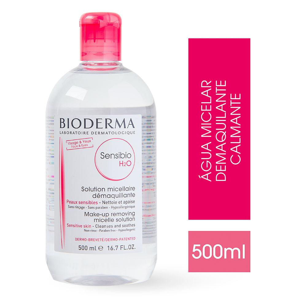 Demaquilante Bioderma Sensibio H2O - Solution Micellaire - 500ml