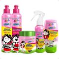 Kit Bio Extratus Kids A Turma do Maluquinho Cacheado: Shampoo + Condicionador + Máscara + Spray + Finalizador