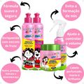 Kit Bio Extratus Kids A Turma do Maluquinho Cacheado: Shampoo + Condicionador + Máscara + Spray + Finalizador