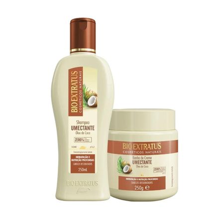 Kit-Bio-Extratus-Umectante-Óleo-de-Coco:-Shampoo-250ml-e-Banho-de-Creme-250g--1