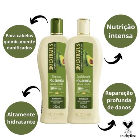 Kit-Bio-Extratus-Pós-Quimica-Abacate-e-Jojoba---Shampoo-+-Condicionador--2