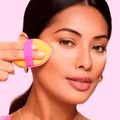 Esponja Puff 2 em 1 Real Techniques com Estojo Laranja