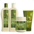 Kit Bio Extratus Pós Quimica Abacate e Jojoba Com 4