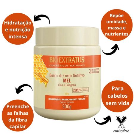 Banho-de-Creme-Nutritivo-Bio-Extratus-Mel-Chia-e-Colágeno-500g--2