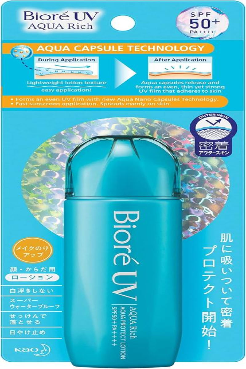 Protetor Solar Bioré Aqua Rich - Aqua Protect Lotion FPS 50 - 70g