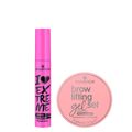 Kit Essence Máscara para Cílios I Love Extreme Crazy Volume Preta 12 ml + Gel de Sobrancelha 12 g