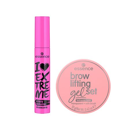 Kit-Essence-Máscara-para-Cílios-I-Love-Extreme-Crazy-Volume-Preta-12-ml-+-Gel-de-Sobrancelha-12-g--1