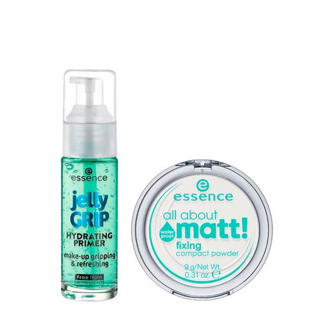 Kit-Essence-Primer-Jelly-Grip-Hydrating-29-ml-+-Pó-Compacto-Translúcido-All-About-Matt!-9-g--1