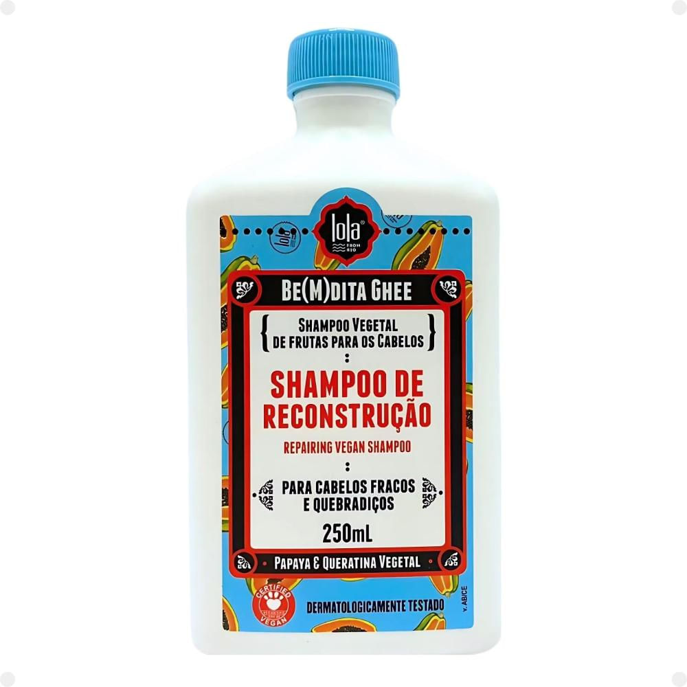 Shampoo de Reconstrução Lola Bem(m)dita Ghee Mamão 250ml