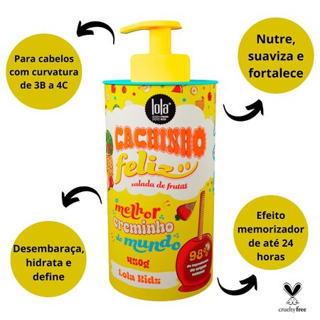 Creme-de-Pentear-Lola-Kids-Cachinho-Feliz-Salada-de-Frutas-450g--2